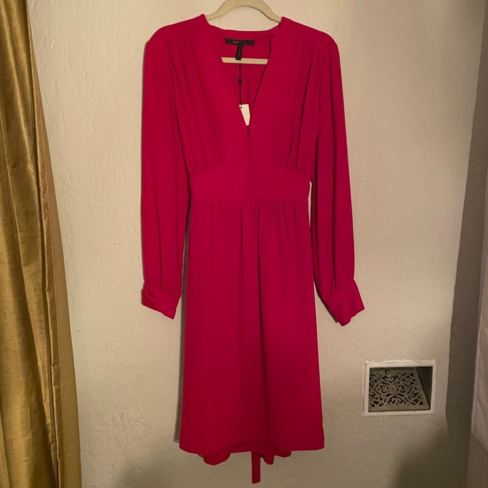 BCBG Fabiana Silk Dress - Size L